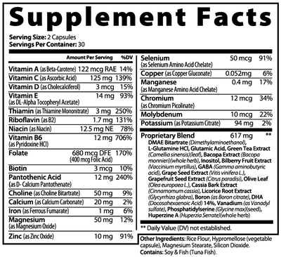 Neuro Command - Focus & Brain Support Vitamins