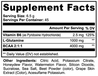 BCAA Post-Workout Powder (Honeydew/Watermelon)