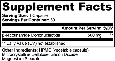NMN 500mg | Cellular Energy & NAD+ Support