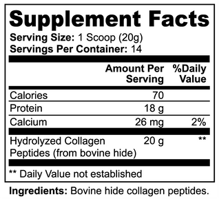 Grass-Fed Collagen Peptides - For Radiant Skin, Hair & Nails (280g)