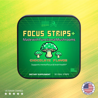 Focus Strips+ Infused with Mushrooms