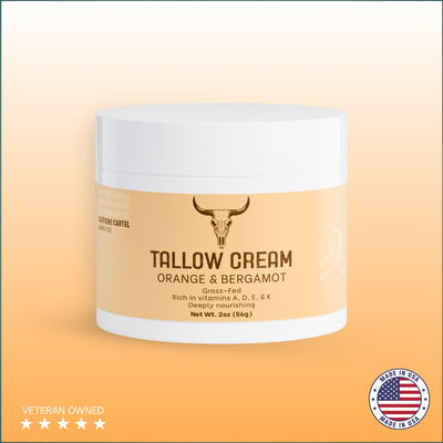 Grass Fed Tallow Cream - Orange & Bergamot