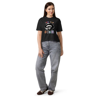 Eat The Rich👄 Women's Mid-Length Top